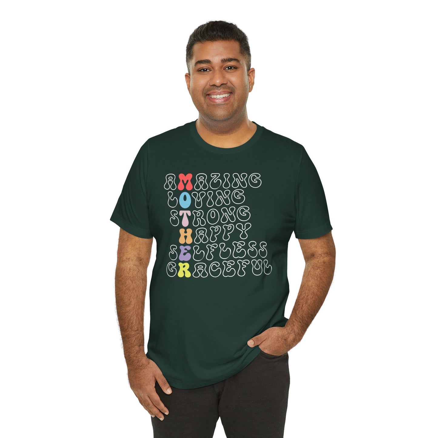 Mother's Day, Amazing Mother, XS-3XL, Unisex Jersey Short Sleeve Tee