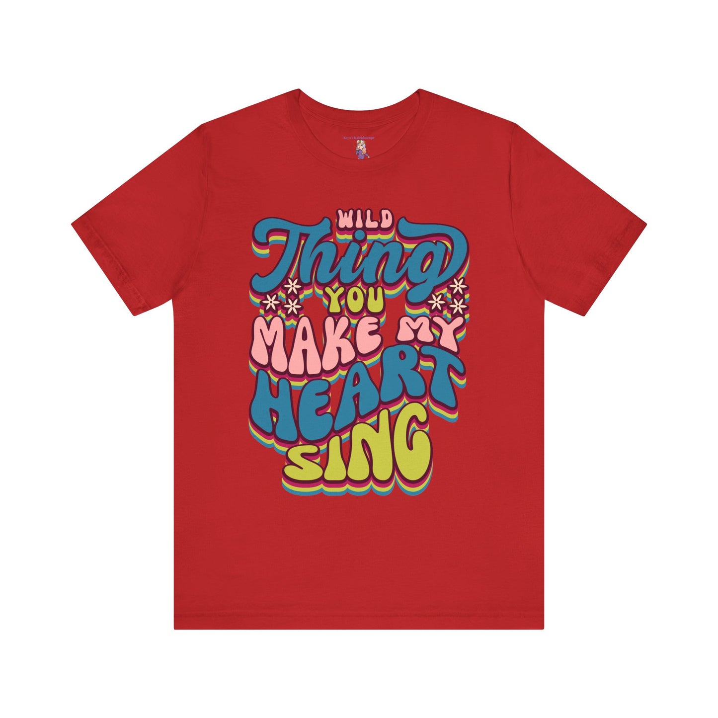 Wild Thing Valentine's Day Unisex Jersey Short Sleeve Tee