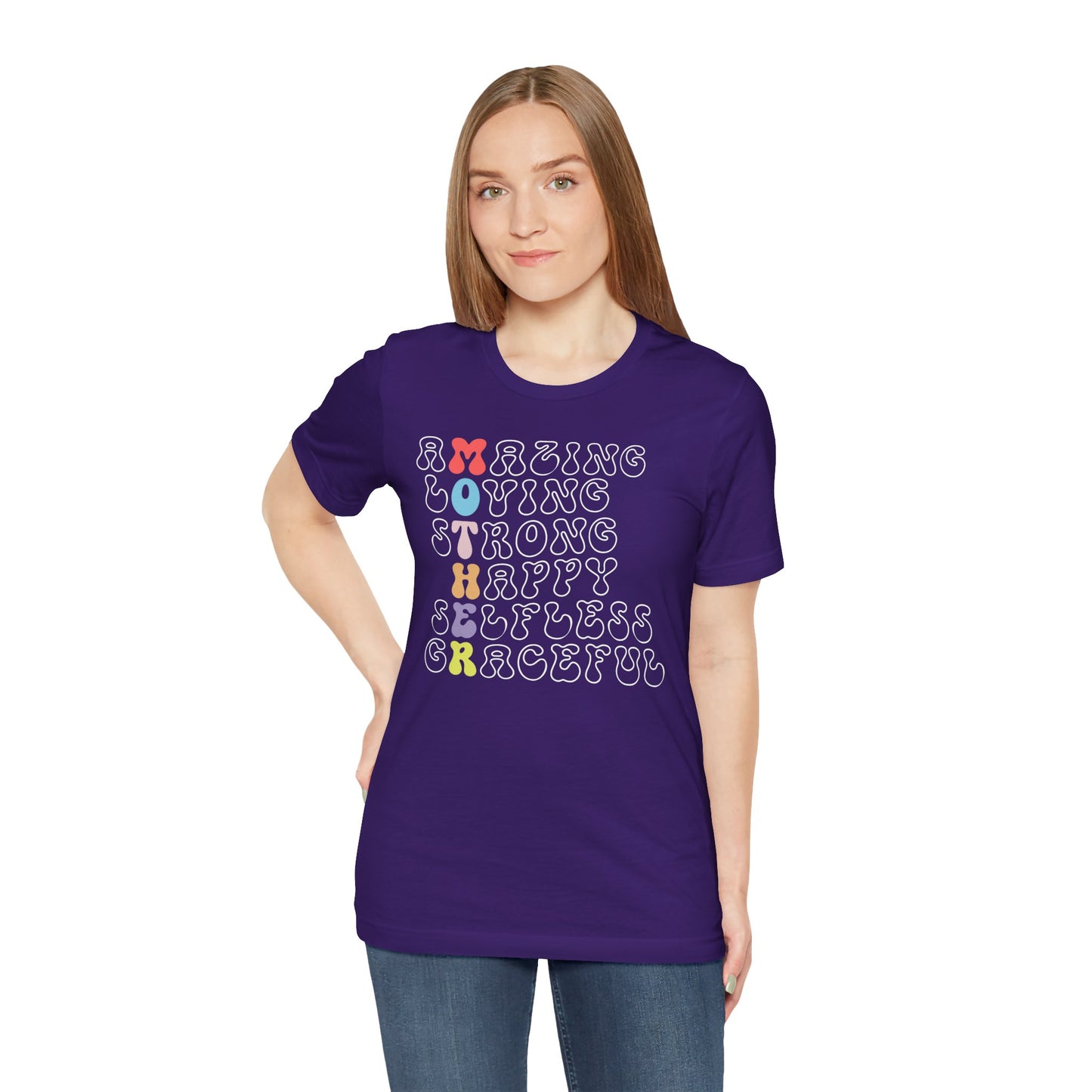 Mother's Day, Amazing Mother, XS-3XL, Unisex Jersey Short Sleeve Tee