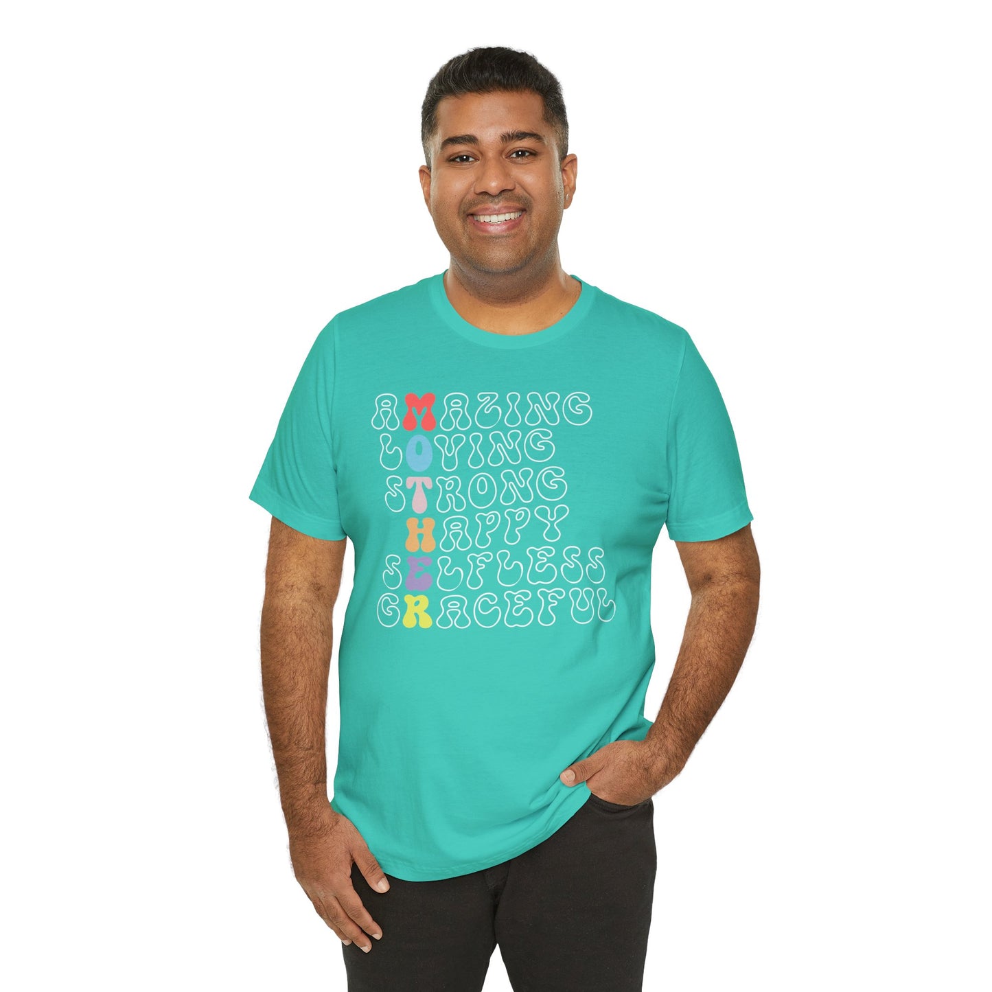 Mother's Day, Amazing Mother, XS-3XL, Unisex Jersey Short Sleeve Tee