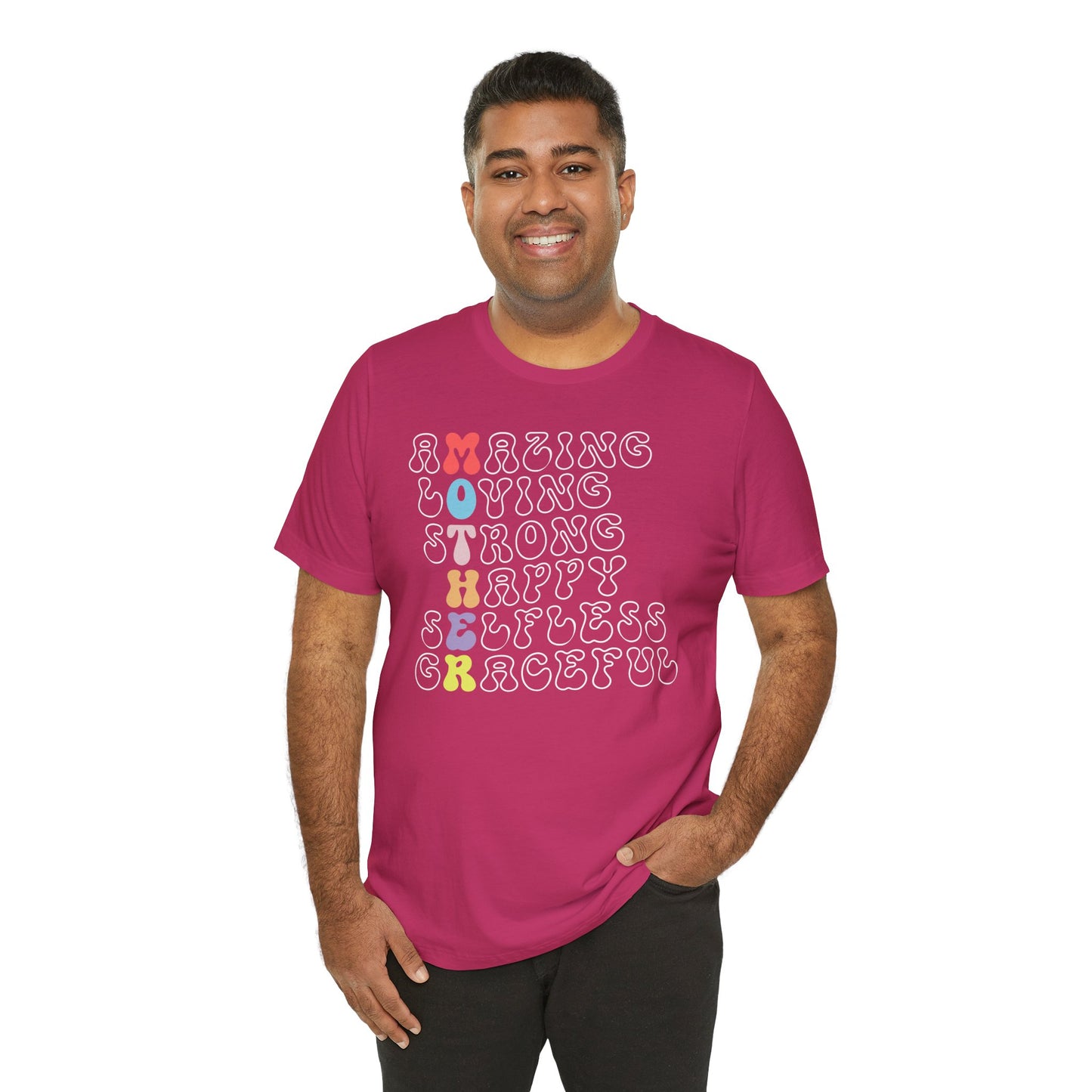 Mother's Day, Amazing Mother, XS-3XL, Unisex Jersey Short Sleeve Tee