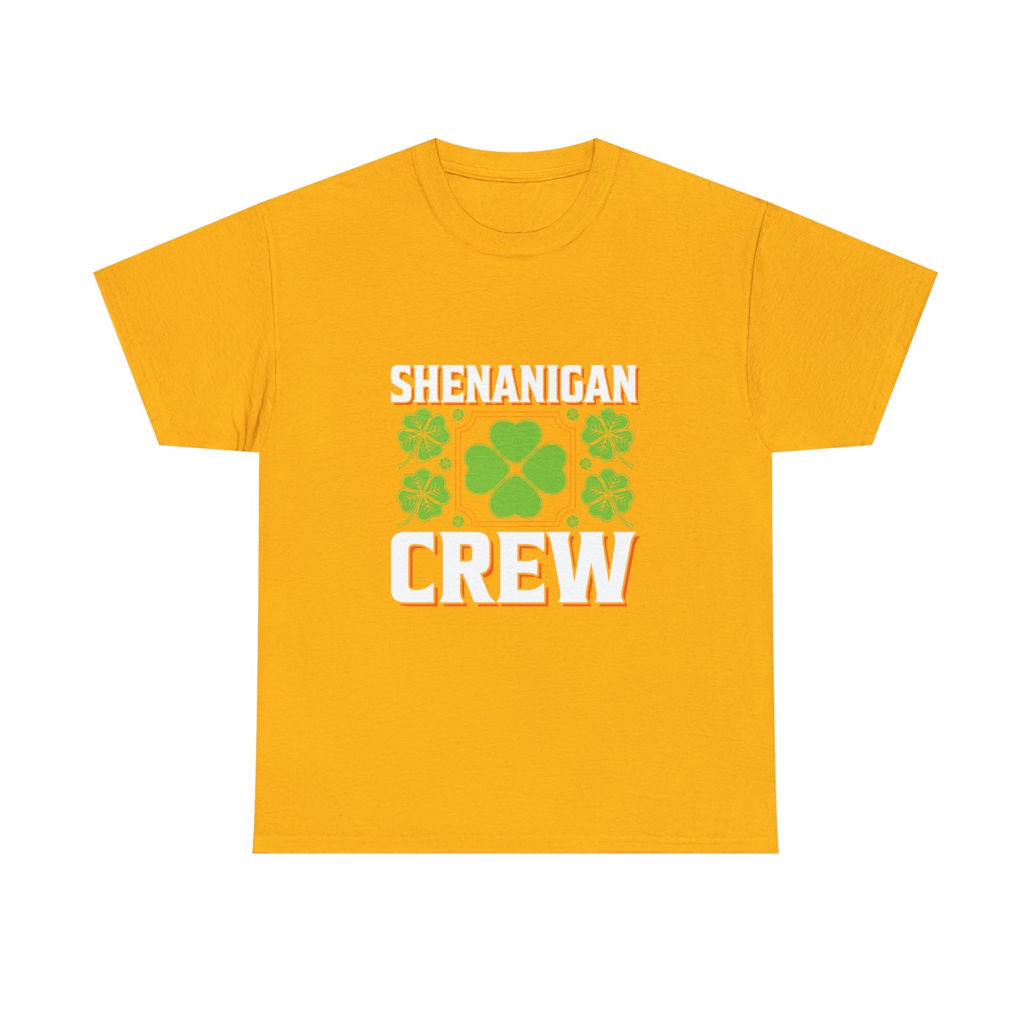 Unisex Shenanigan's Matching Family Shenanigans Crew St Patricks Day Heavy Cotton Tee