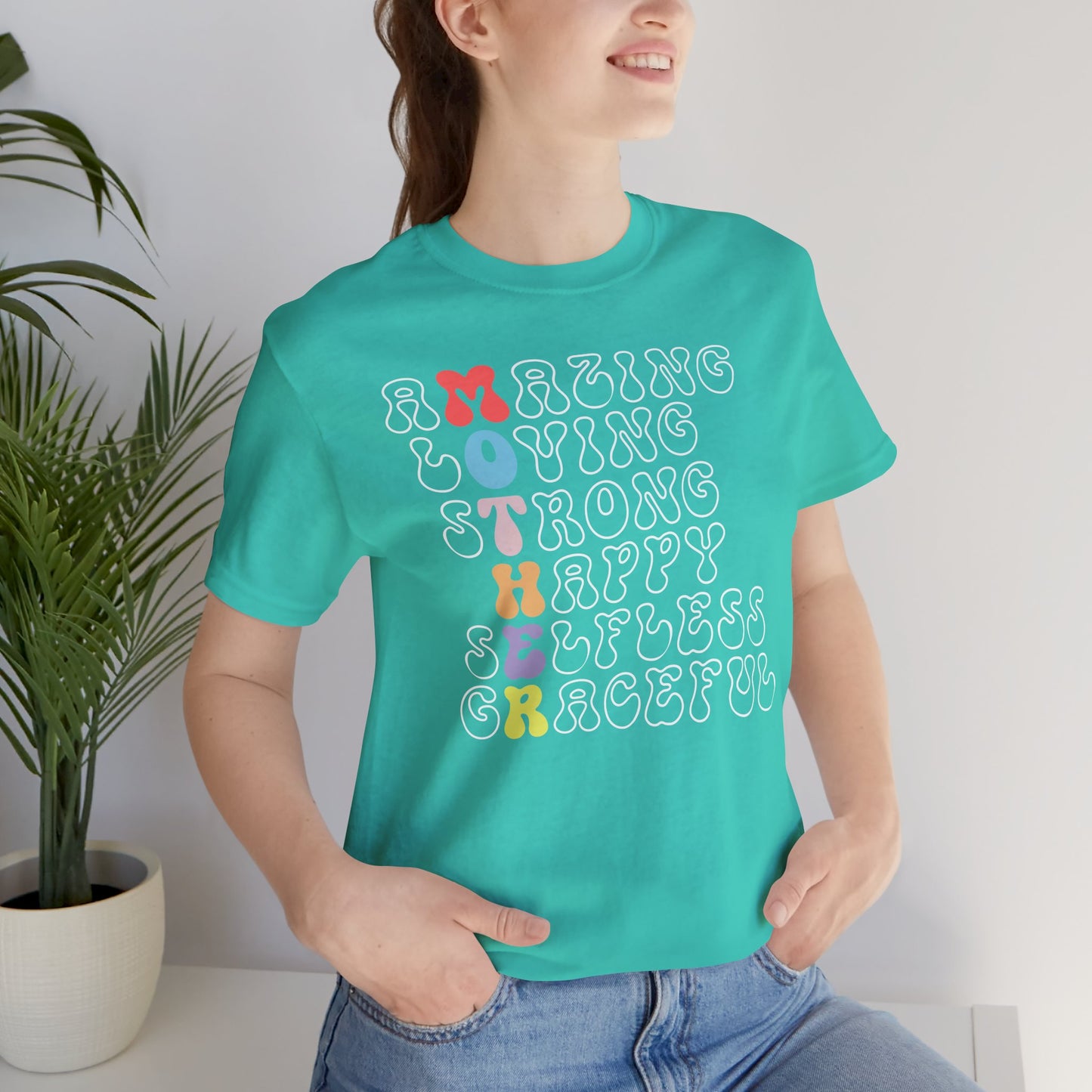 Mother's Day, Amazing Mother, XS-3XL, Unisex Jersey Short Sleeve Tee