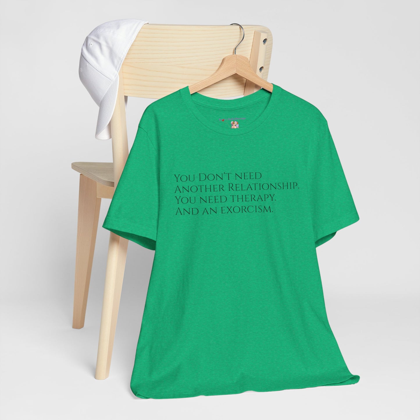 Relationships, Therapy, Exorcism, XS-3XL, Unisex Jersey Short Sleeve Tee