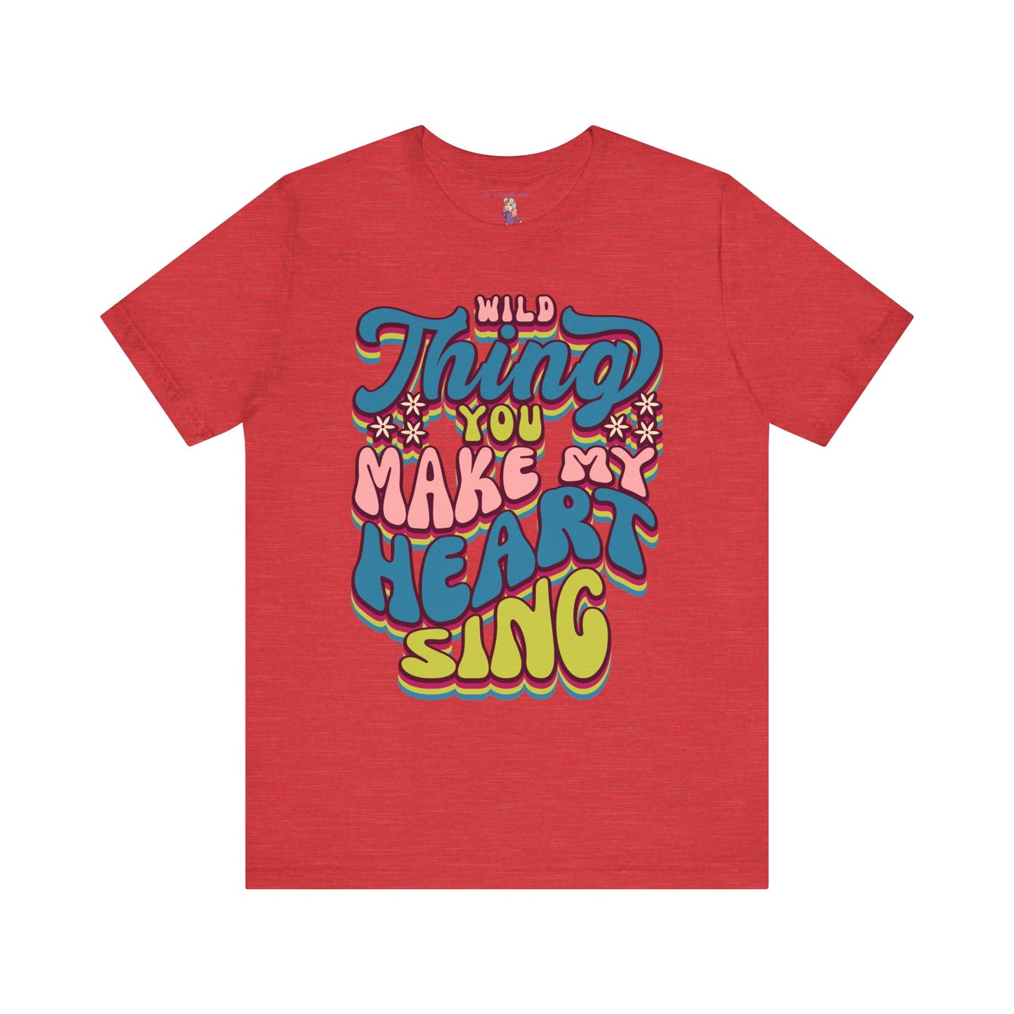 Wild Thing Valentine's Day Unisex Jersey Short Sleeve Tee