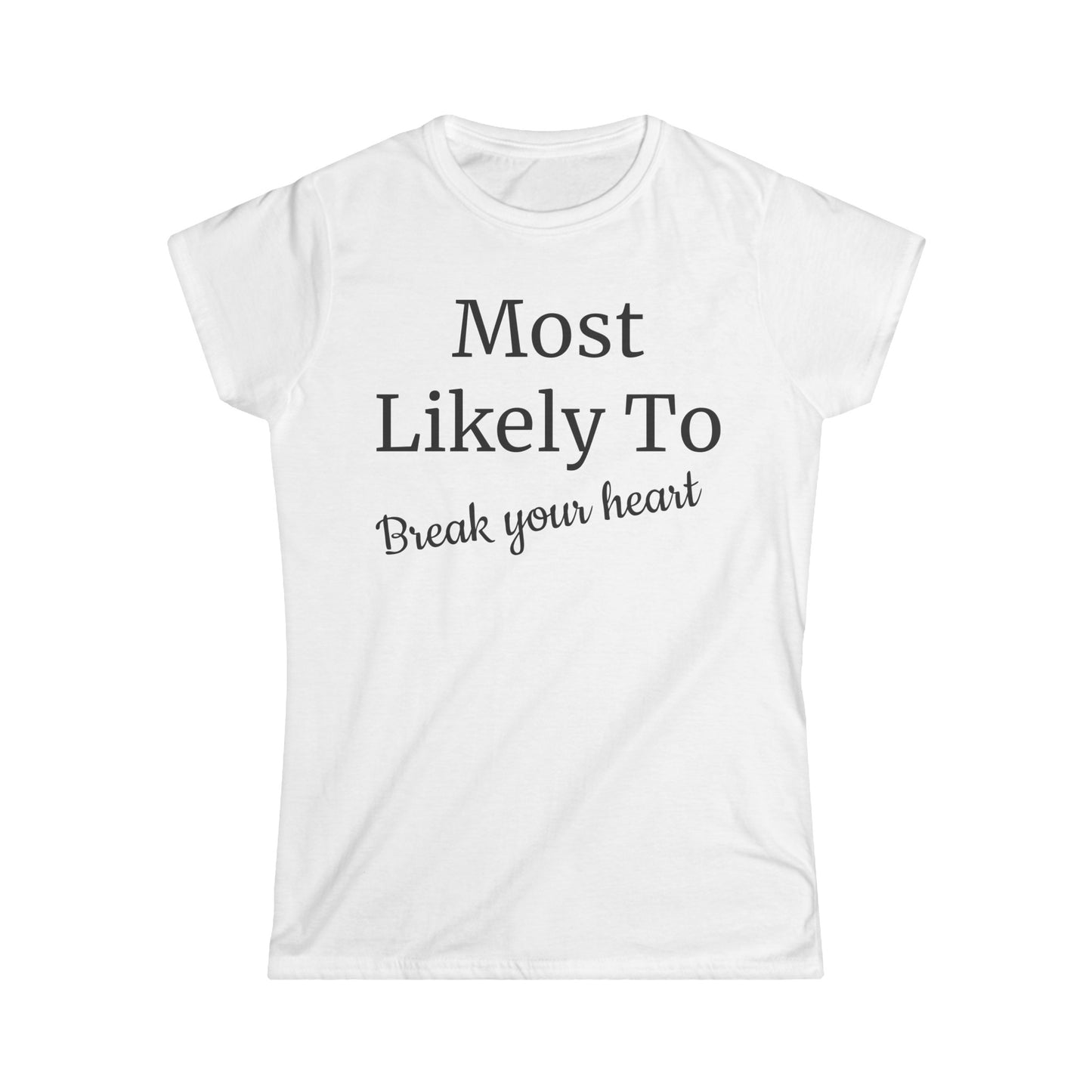 Bachelorette Party, Most Likely To, S-2XL, Women's Softstyle Tee