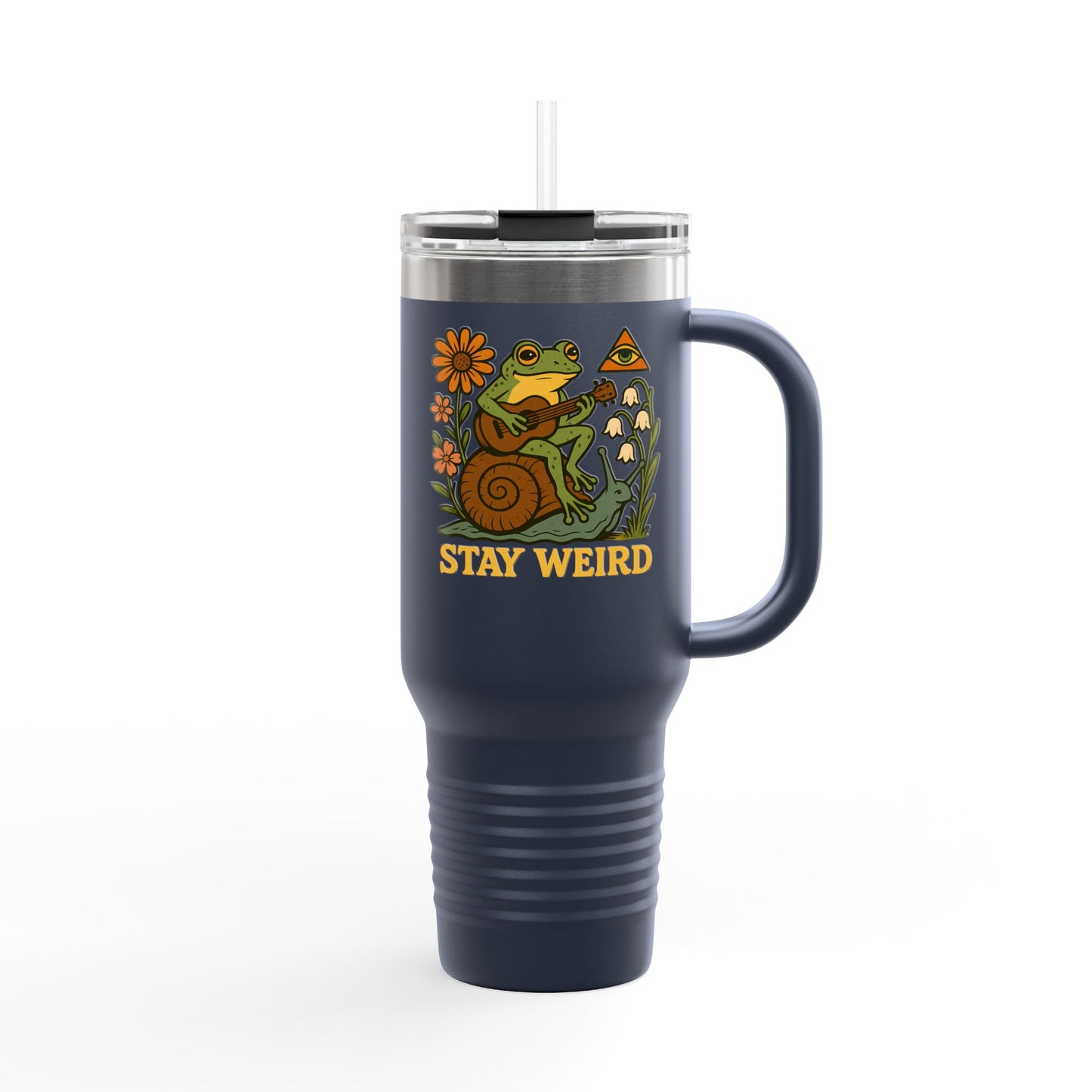 Stay Weird 40oz, Quirky Insulated Travel Tumbler