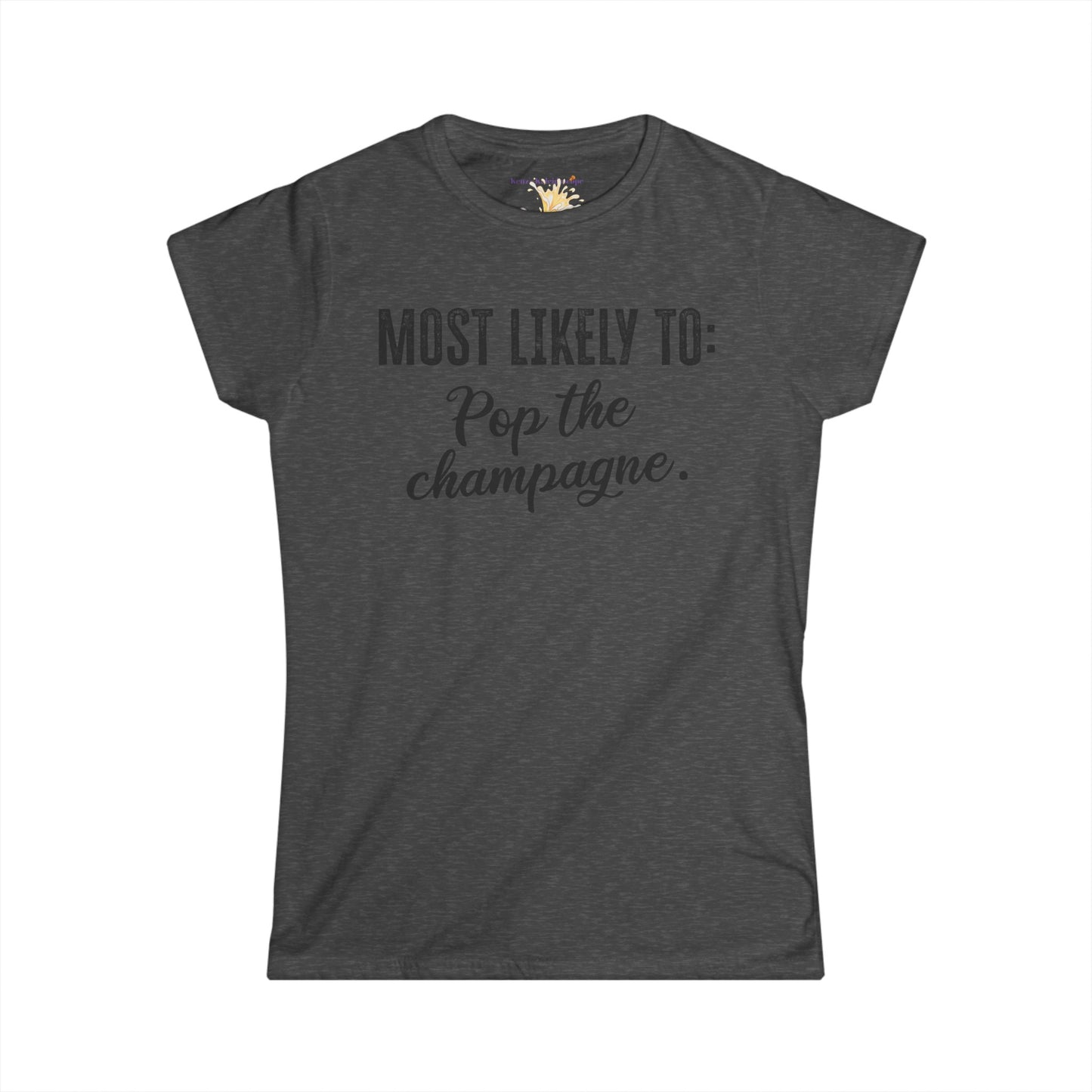 Bachelorette Party, Most Likely To, S-2XL, Women's Softstyle Tee