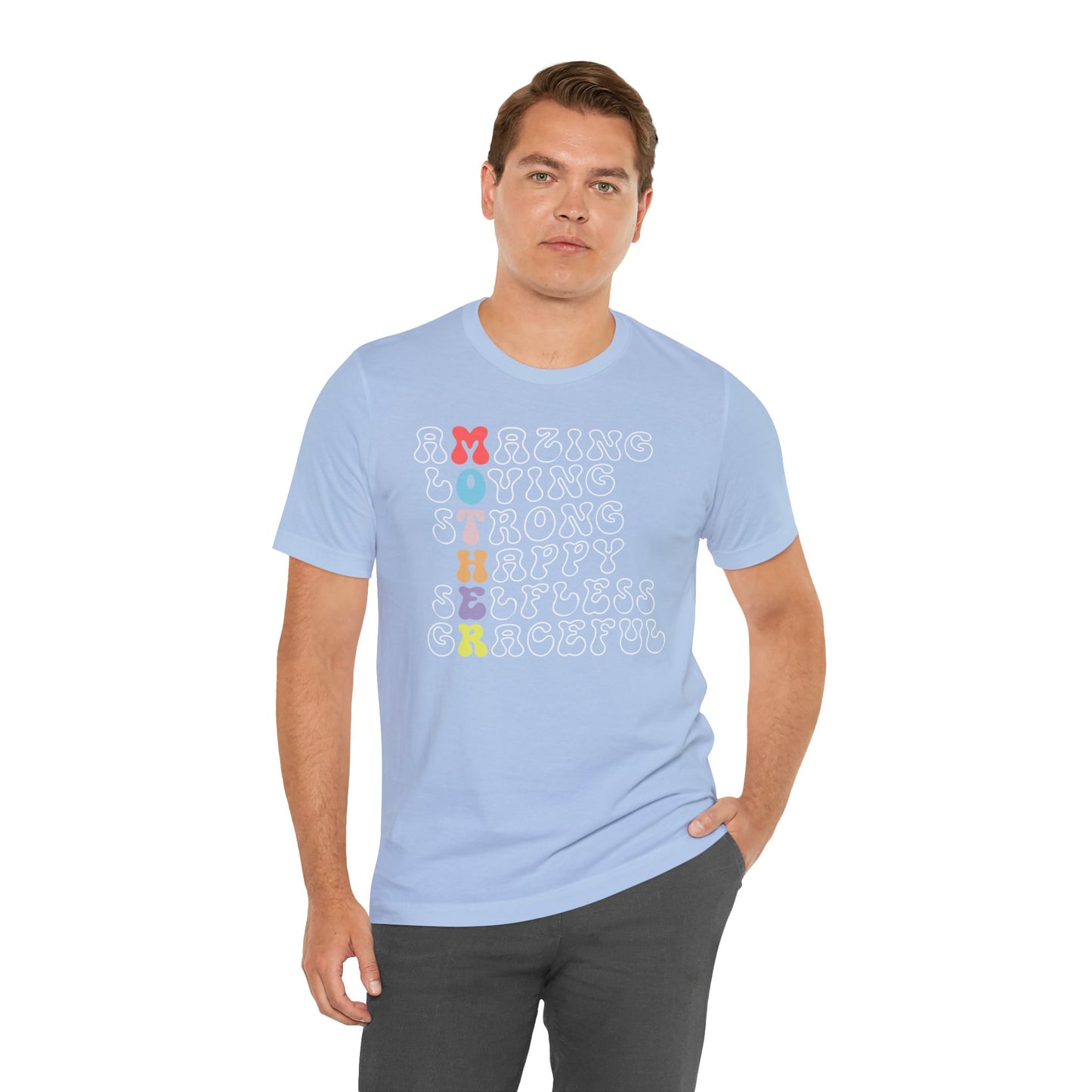 Mother's Day, Amazing Mother, XS-3XL, Unisex Jersey Short Sleeve Tee