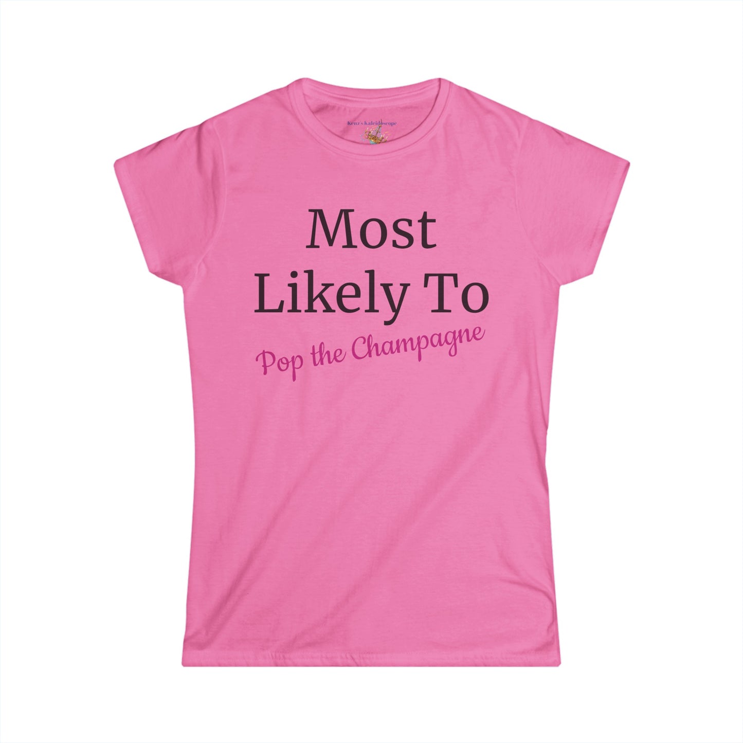 Bachelorette Party, Most Likely To, S-2XL, Women's Softstyle Tee