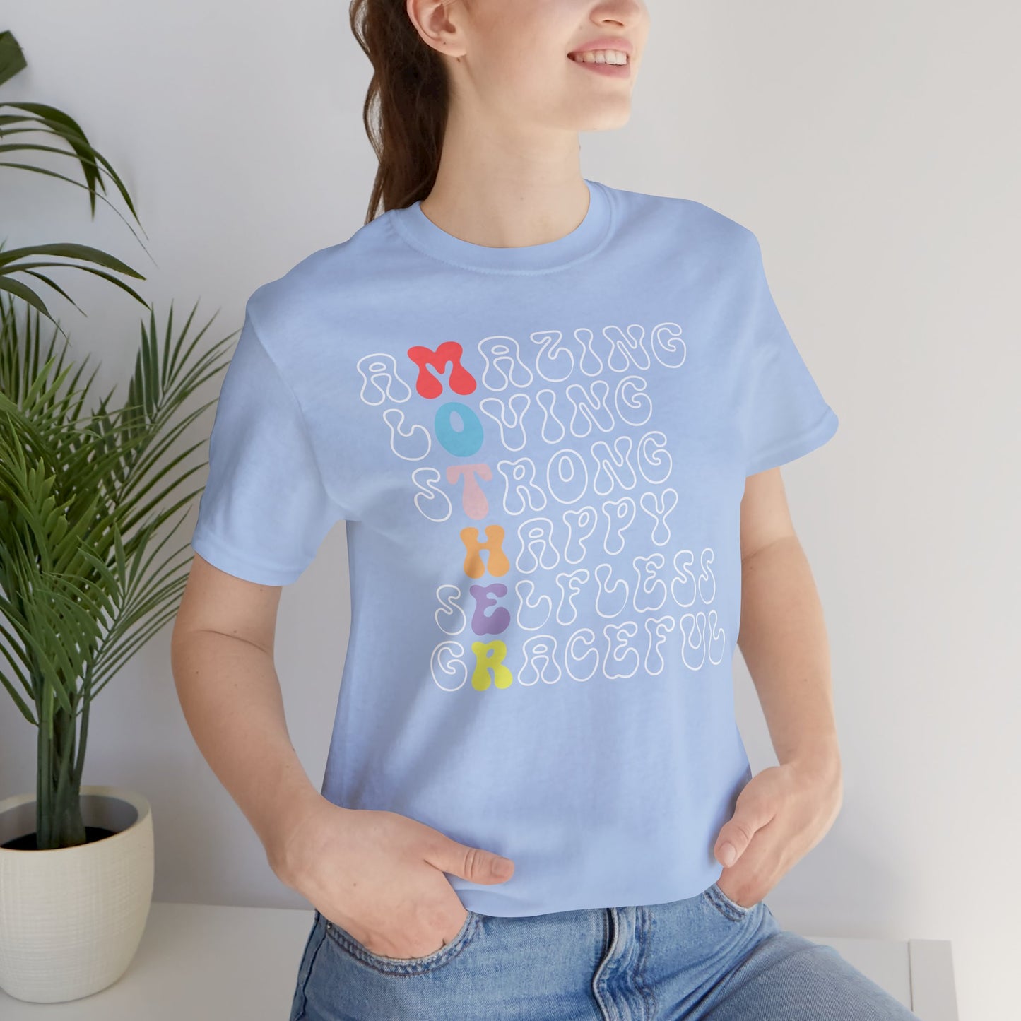 Mother's Day, Amazing Mother, XS-3XL, Unisex Jersey Short Sleeve Tee