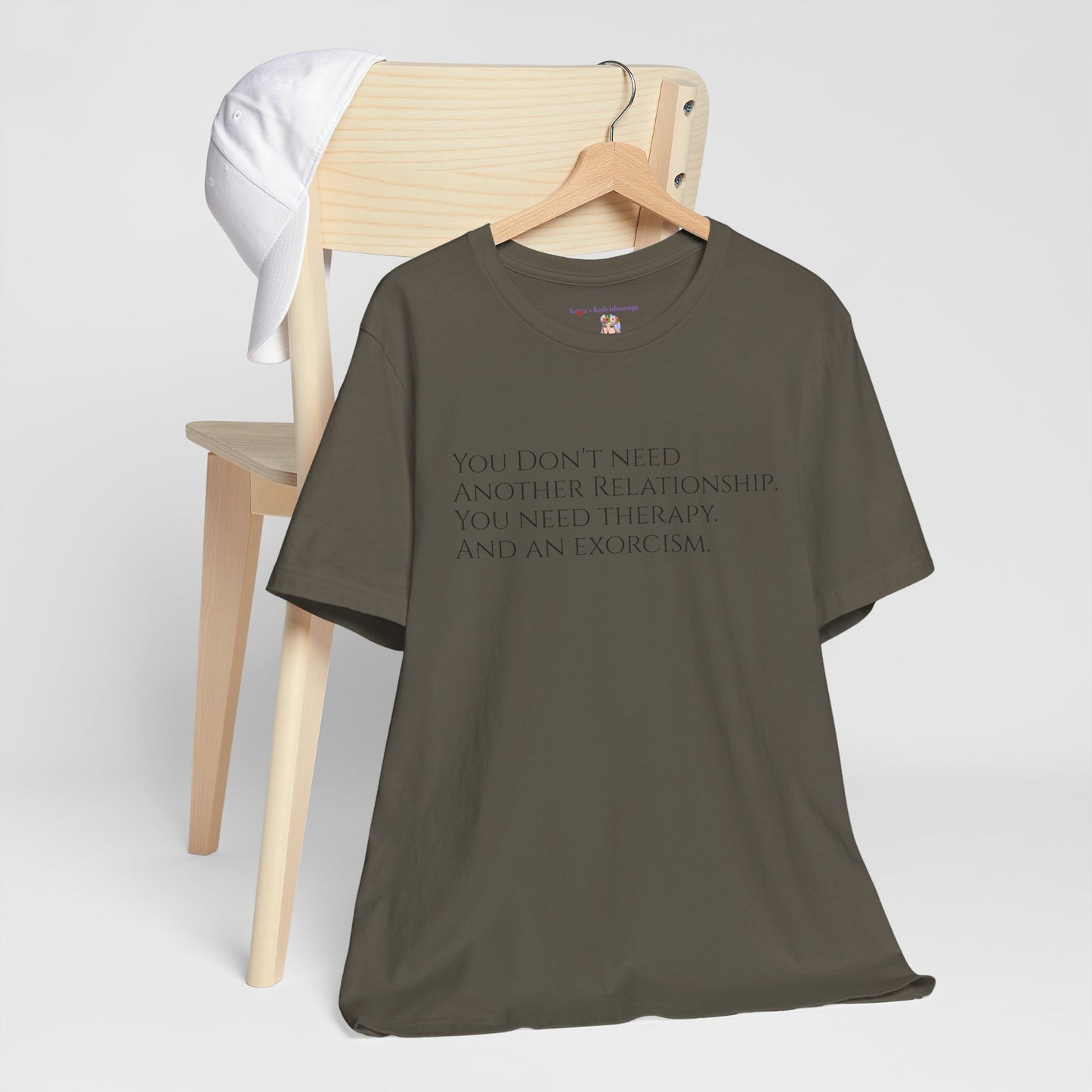 Relationships, Therapy, Exorcism, XS-3XL, Unisex Jersey Short Sleeve Tee