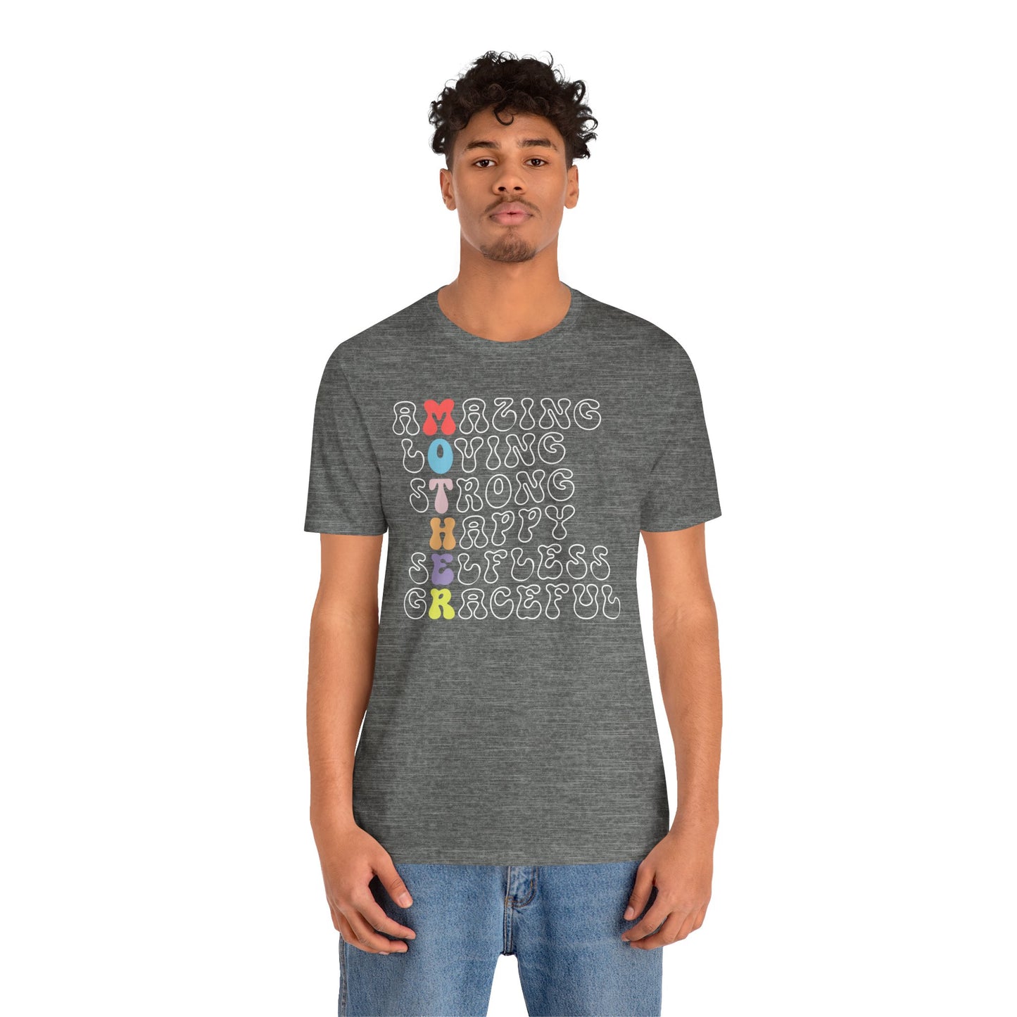 Mother's Day, Amazing Mother, XS-3XL, Unisex Jersey Short Sleeve Tee