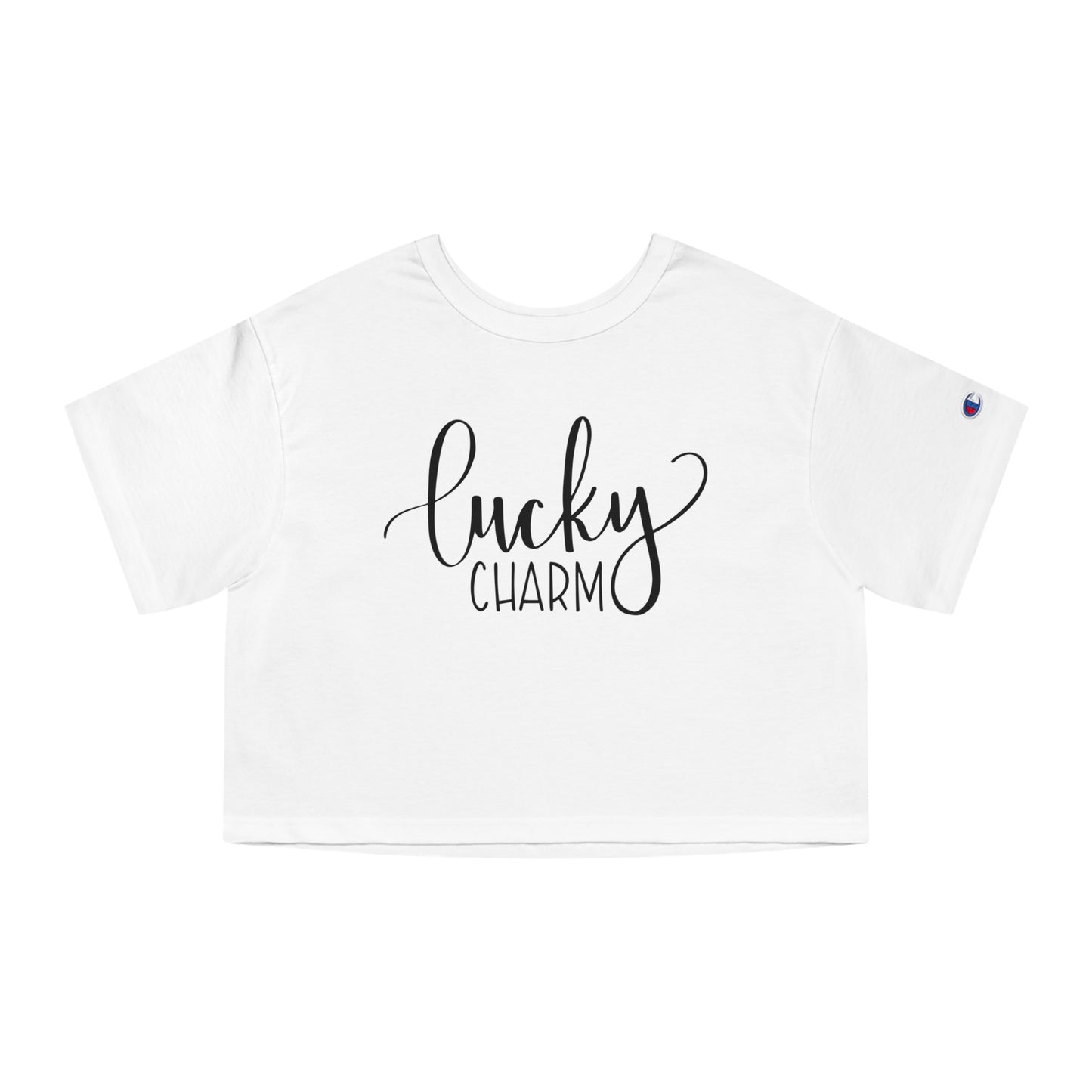 Champion Lucky Charm St Patricks Day Women's Heritage Cropped T-Shirt