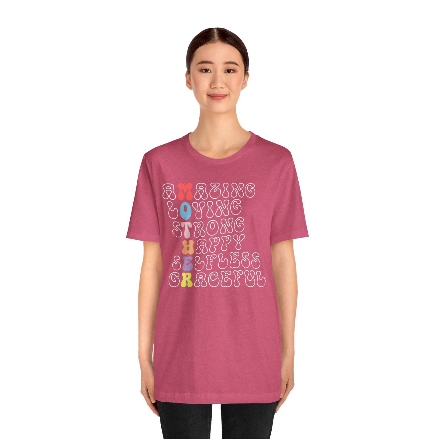 Mother's Day, Amazing Mother, XS-3XL, Unisex Jersey Short Sleeve Tee