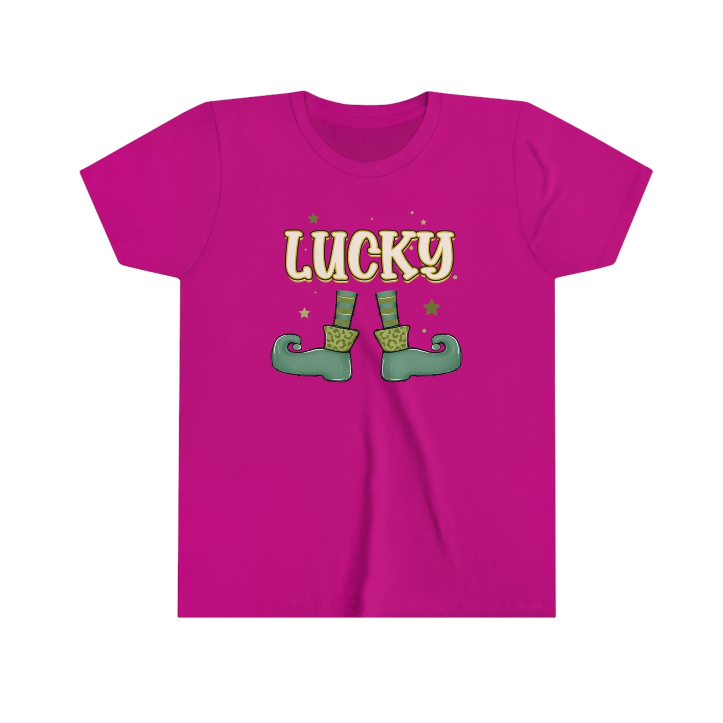 Lucky St Patricks Day Youth Short Sleeve Tee