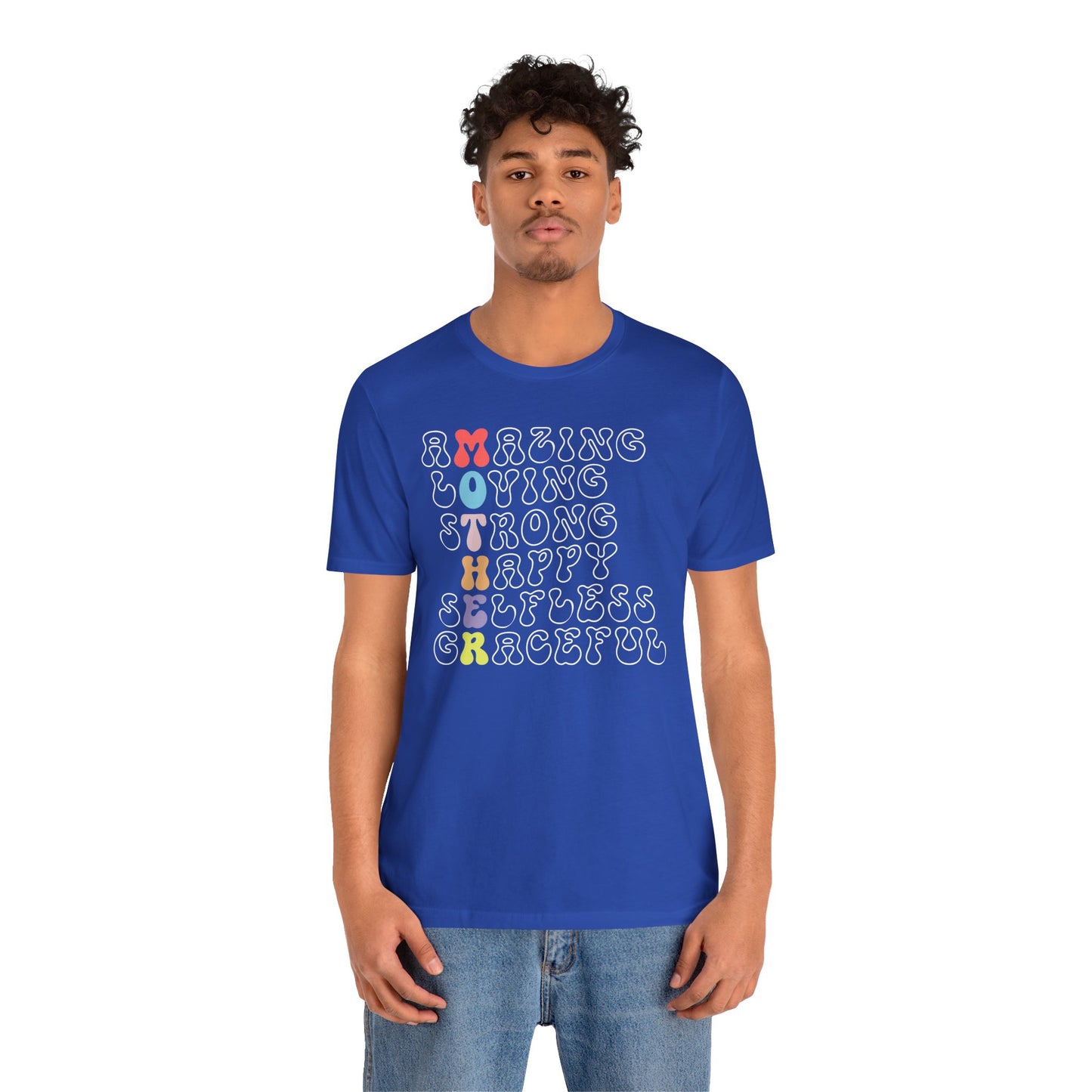Mother's Day, Amazing Mother, XS-3XL, Unisex Jersey Short Sleeve Tee