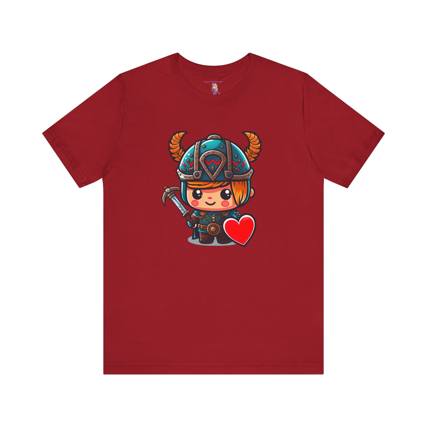 Viking Valentine's Day Unisex Jersey Short Sleeve Tee