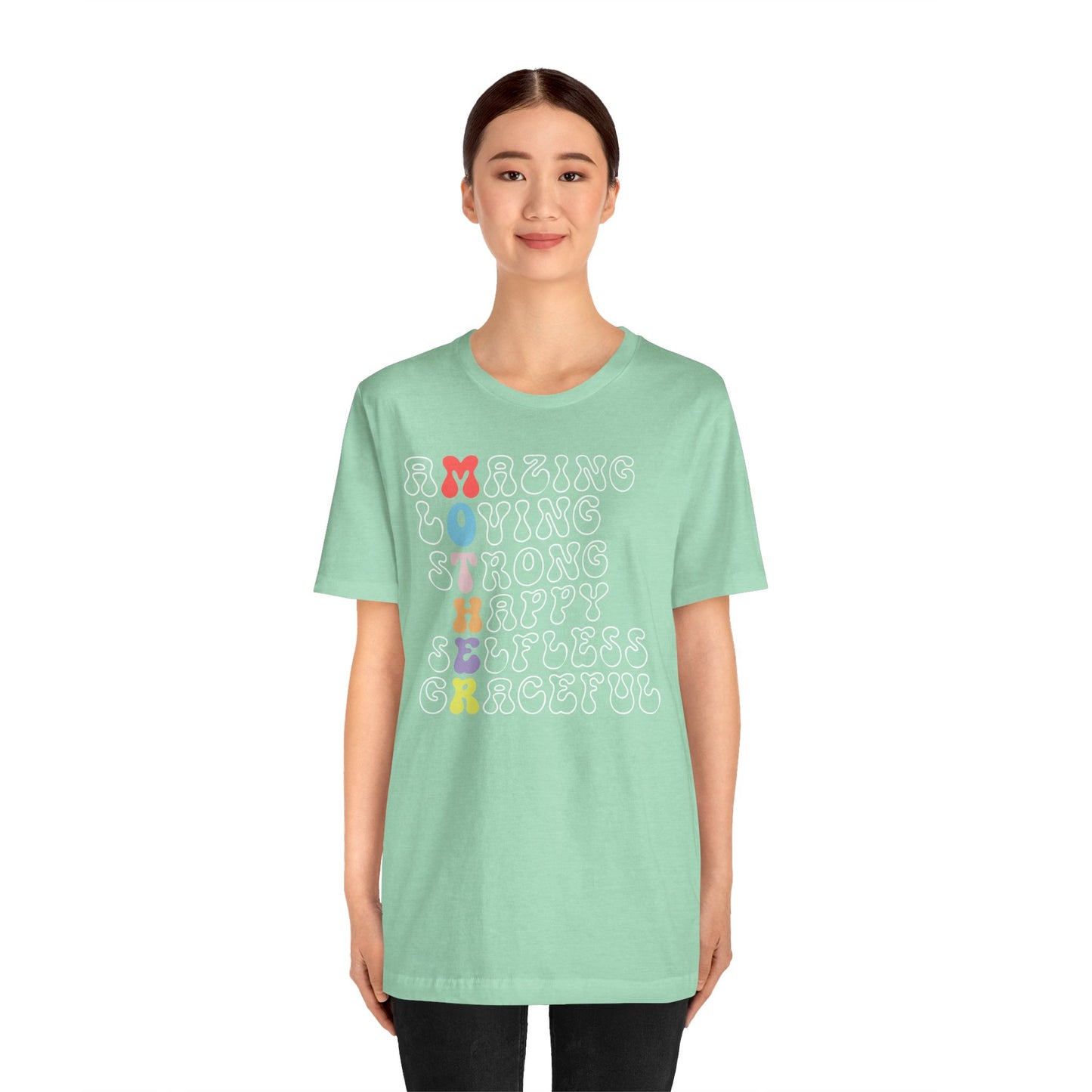 Mother's Day, Amazing Mother, XS-3XL, Unisex Jersey Short Sleeve Tee