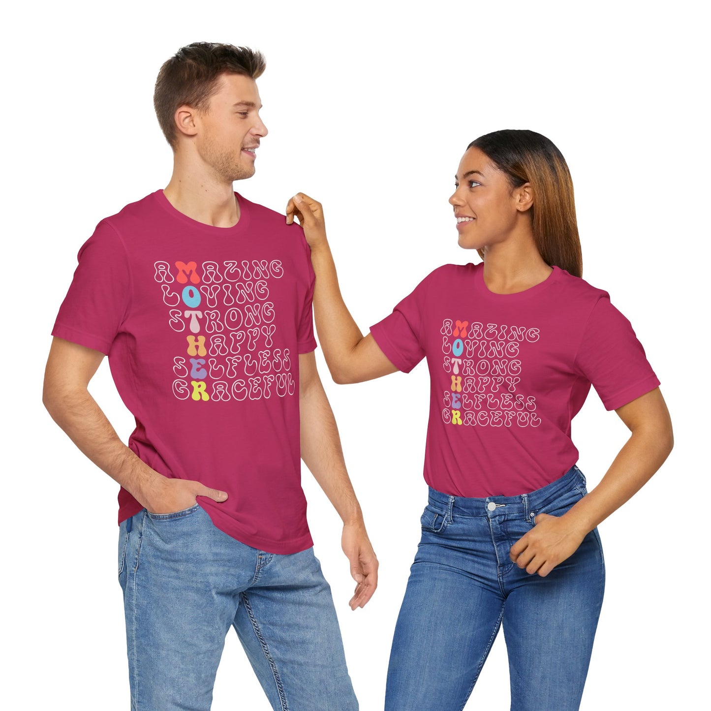 Mother's Day, Amazing Mother, XS-3XL, Unisex Jersey Short Sleeve Tee