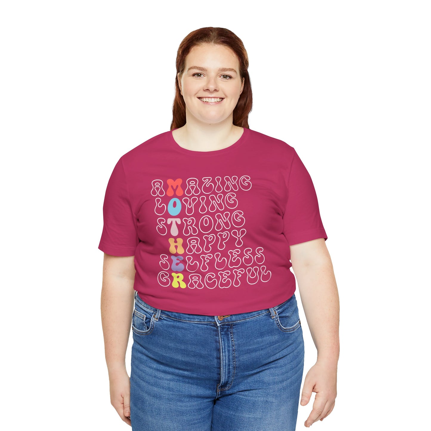Mother's Day, Amazing Mother, XS-3XL, Unisex Jersey Short Sleeve Tee