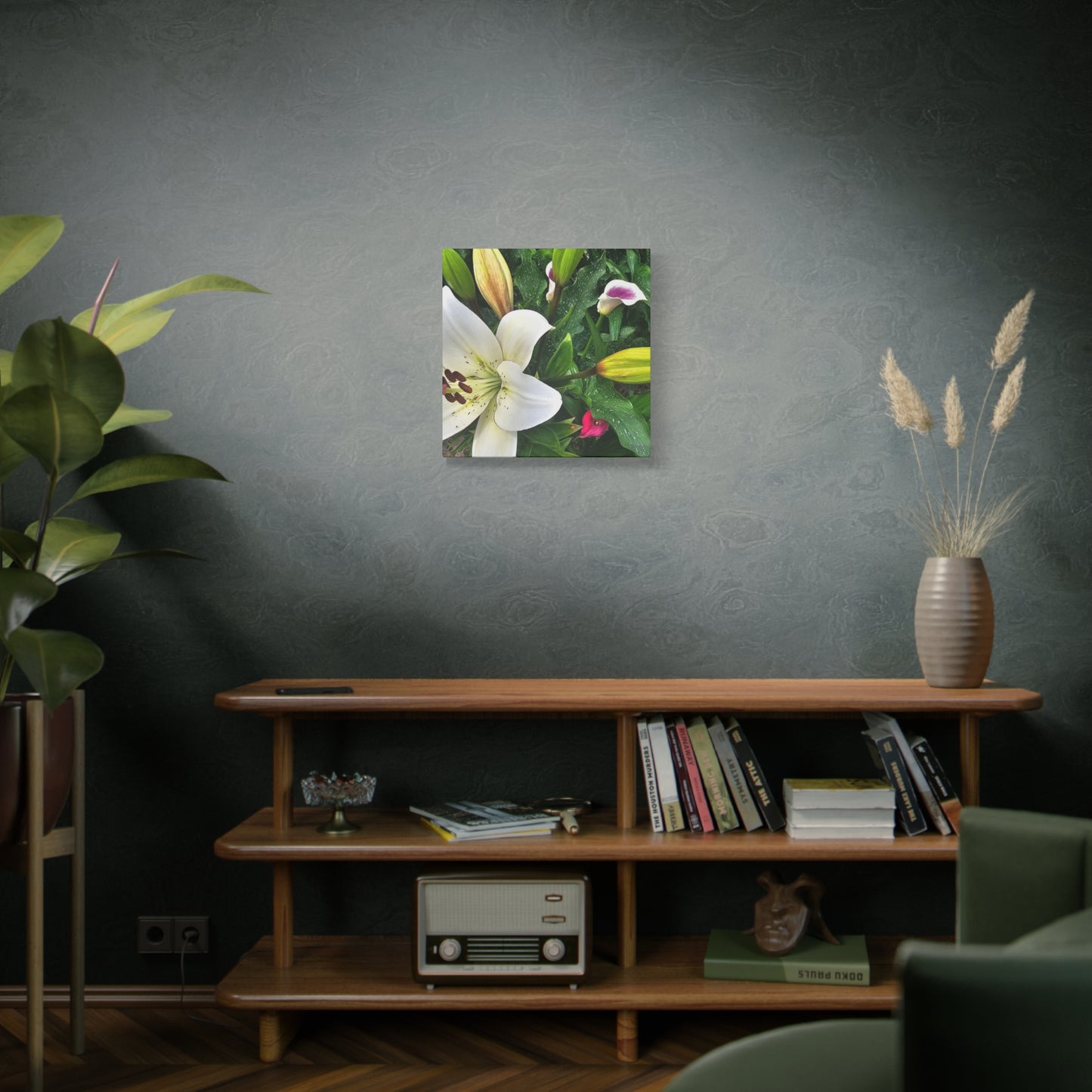 Lily Explosion, Matte Canvas, Stretched, 1.25"