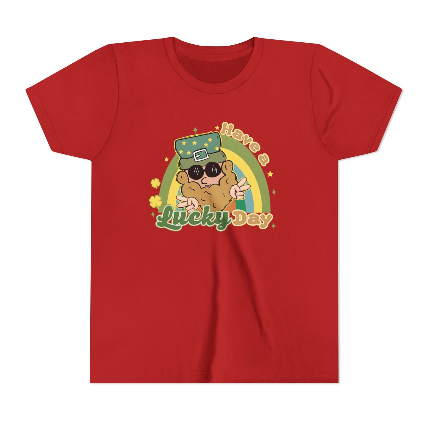 Lucky St Patricks Day Youth Short Sleeve Tee