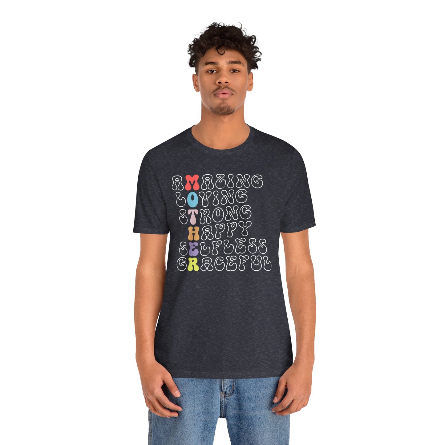 Mother's Day, Amazing Mother, XS-3XL, Unisex Jersey Short Sleeve Tee