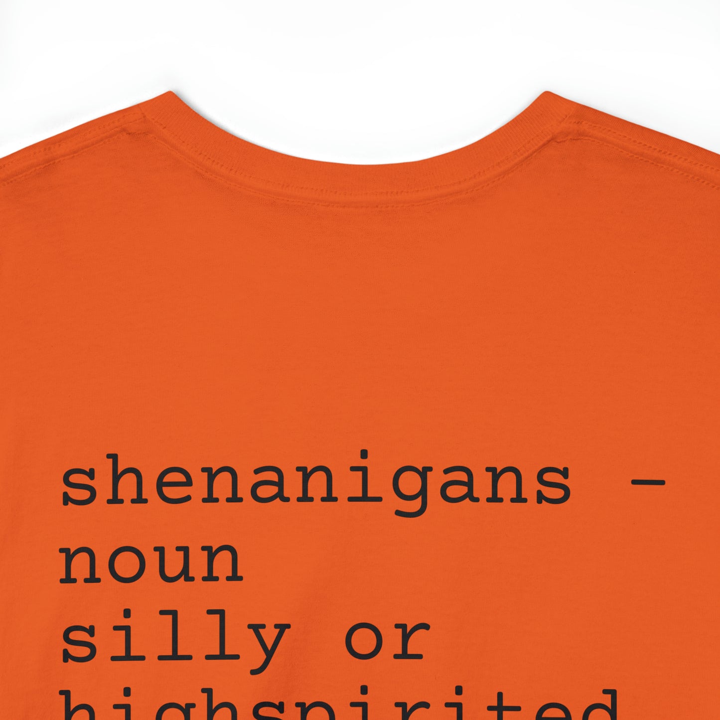 Unisex Shenanigan's Matching Family Shenanigans Crew St Patricks Day Heavy Cotton Tee