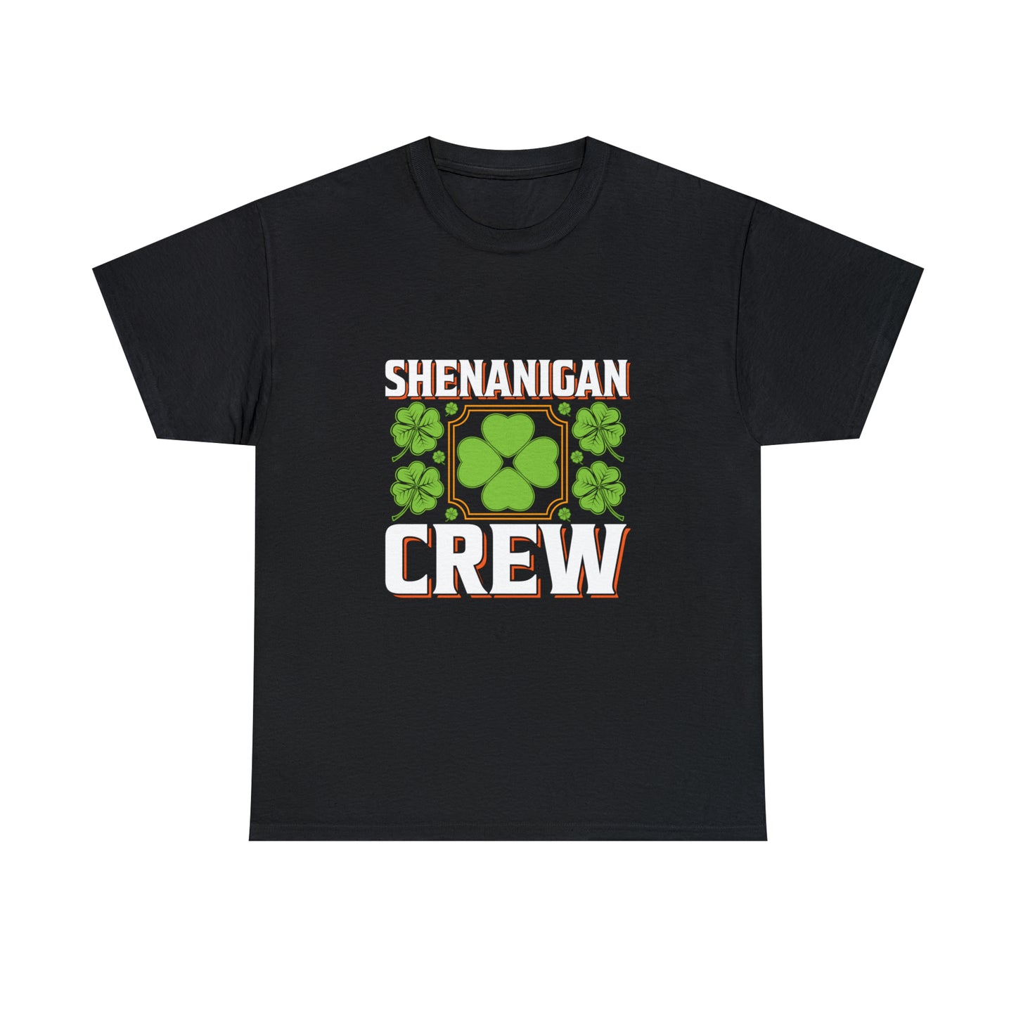 Unisex Shenanigan's Matching Family Shenanigans Crew St Patricks Day Heavy Cotton Tee