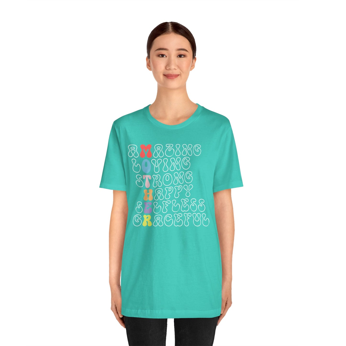 Mother's Day, Amazing Mother, XS-3XL, Unisex Jersey Short Sleeve Tee