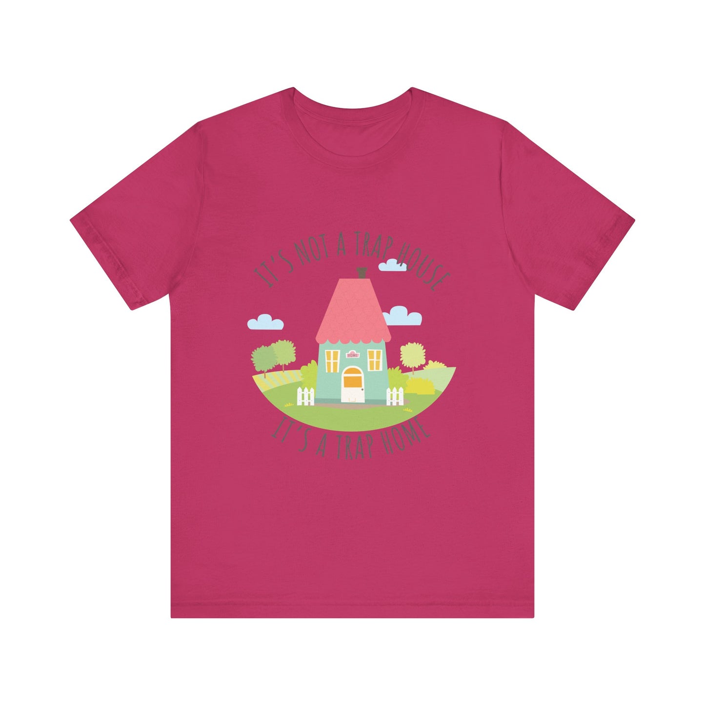 Trap House, Trap Home, XS-3XL, Unisex Jersey Short Sleeve Tee