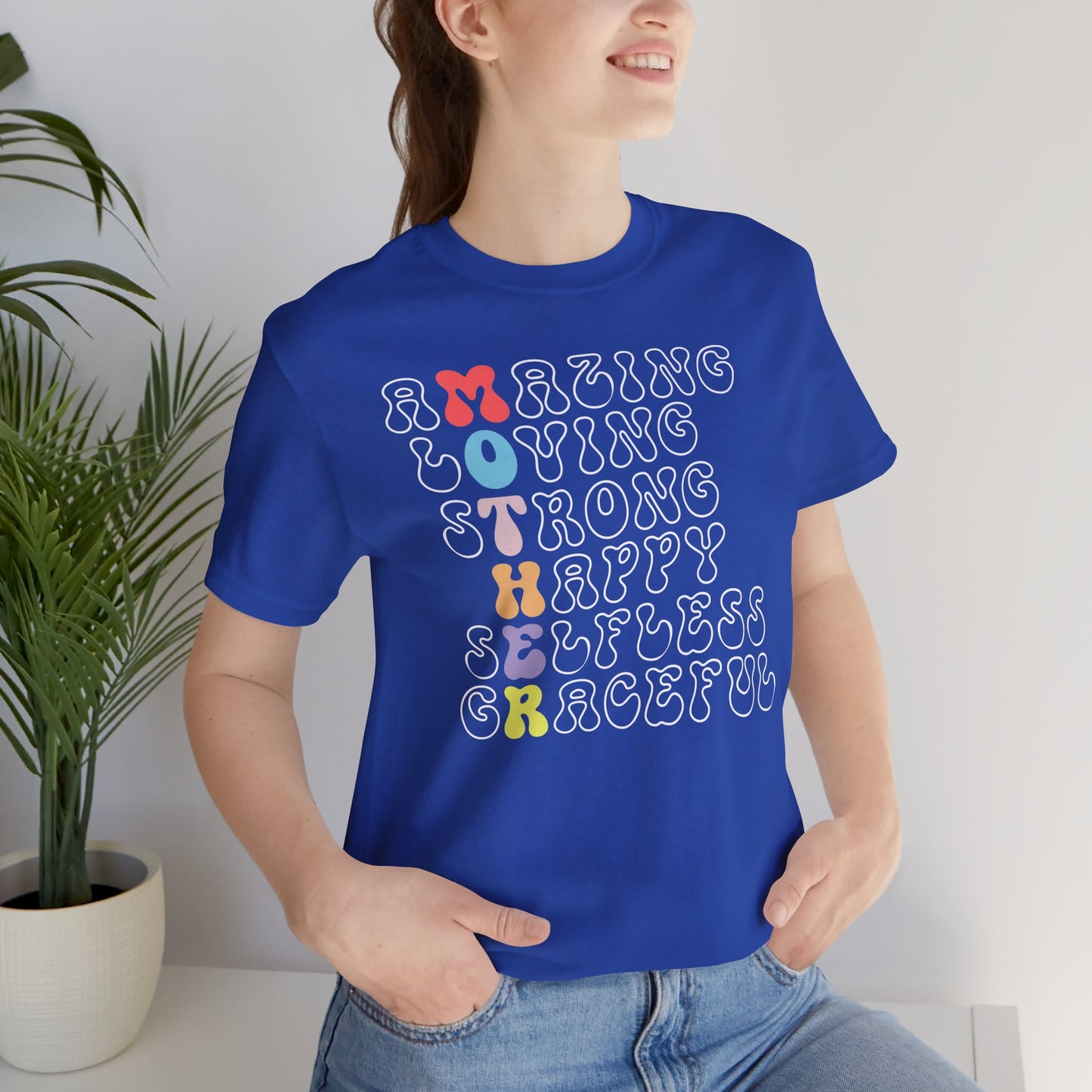 Mother's Day, Amazing Mother, XS-3XL, Unisex Jersey Short Sleeve Tee