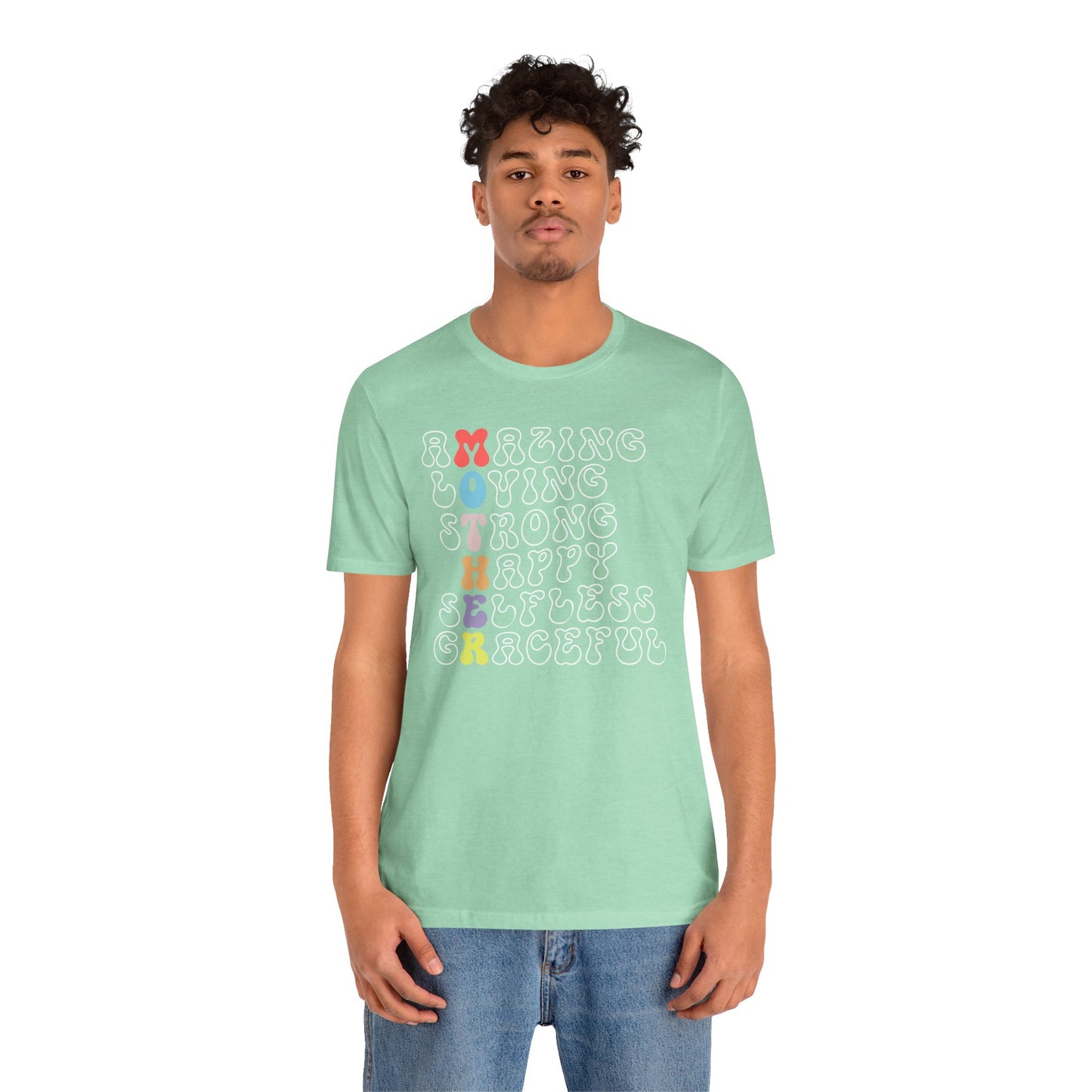 Mother's Day, Amazing Mother, XS-3XL, Unisex Jersey Short Sleeve Tee