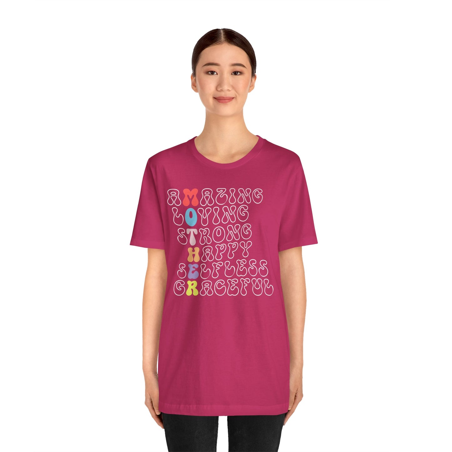 Mother's Day, Amazing Mother, XS-3XL, Unisex Jersey Short Sleeve Tee