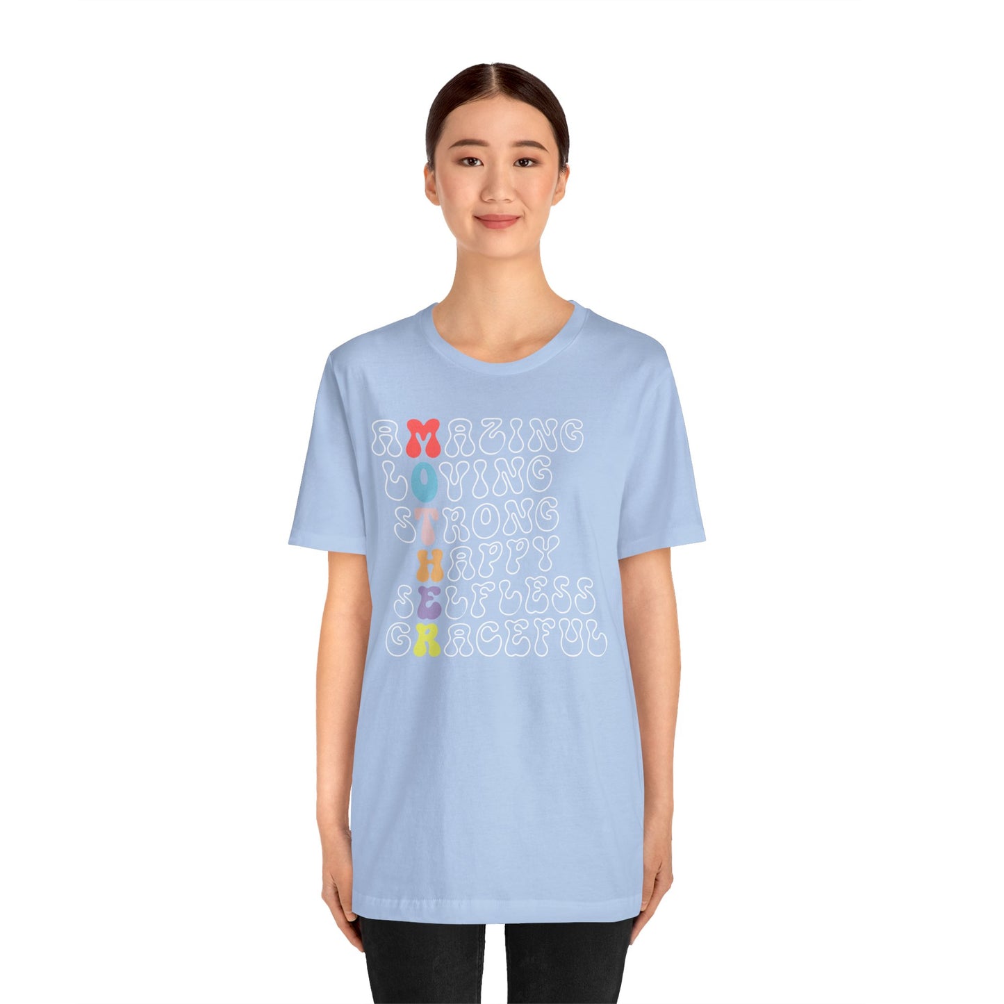 Mother's Day, Amazing Mother, XS-3XL, Unisex Jersey Short Sleeve Tee