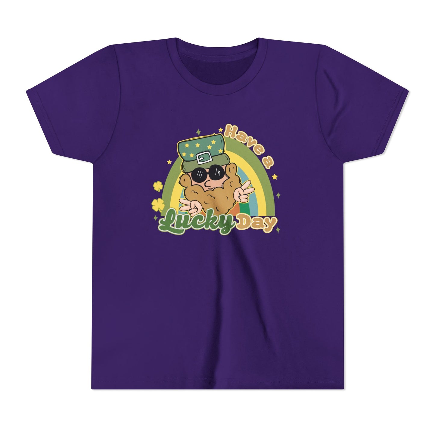 Lucky St Patricks Day Youth Short Sleeve Tee